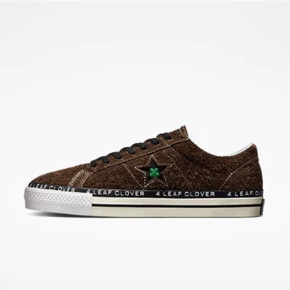 Women’s Size 6 (Euro Sz 37) Converse X Patta 4-Leaf Clover One Star Pro Sneakers - Picture 1 of 16